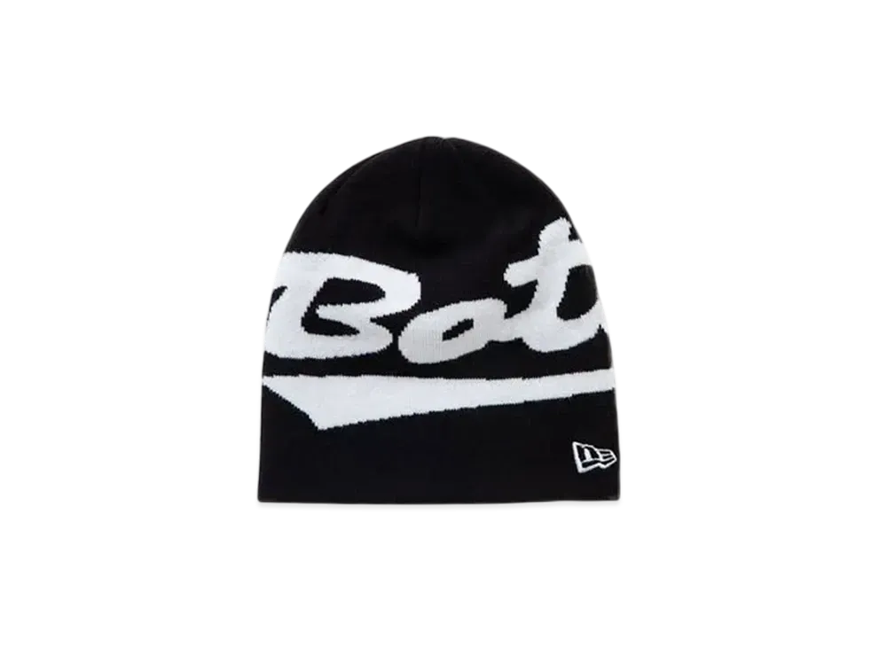 BoTT x NEW ERA Script Logo Basic Beanie "Black"