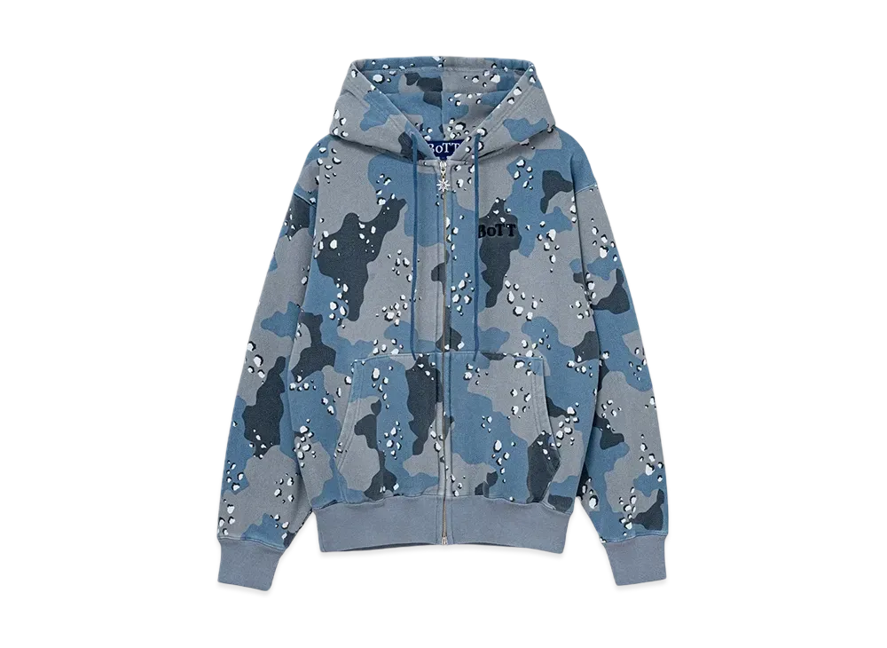 BoTT Desert Camo Zip Hoodie "Cobalt"