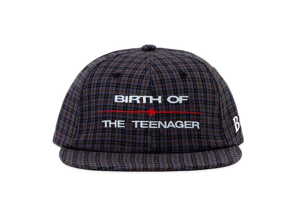 BOTT Plaid 6-Panel Cap "Brown"