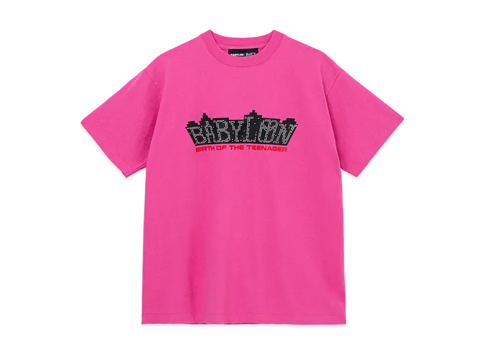 BOTT x Babylon Building Tee "Pink"
