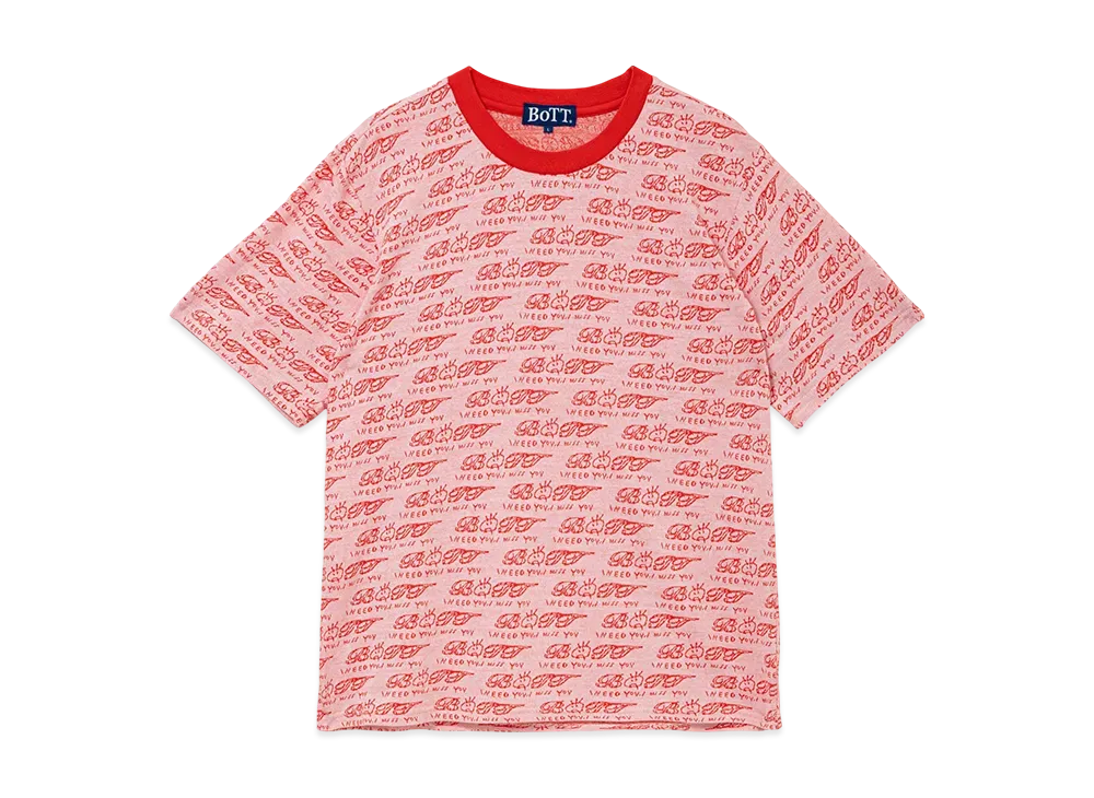 BOTT Miss You Jacquard Tee "Pink"