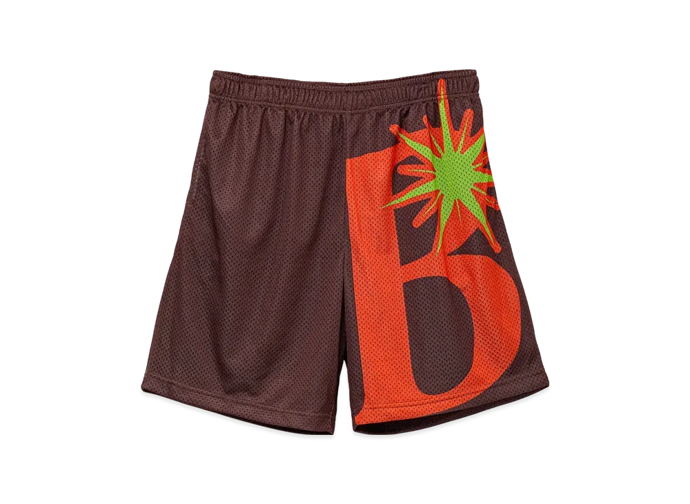 BOTT B Logo Mesh Short "Brown"