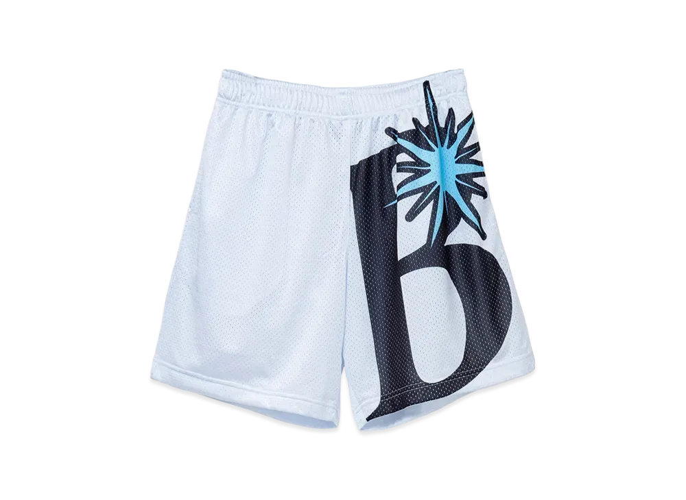 BOTT B Logo Mesh Short "White"