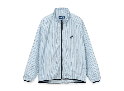 BOTT Lightweight Striped Track Jacket "Light Blue"