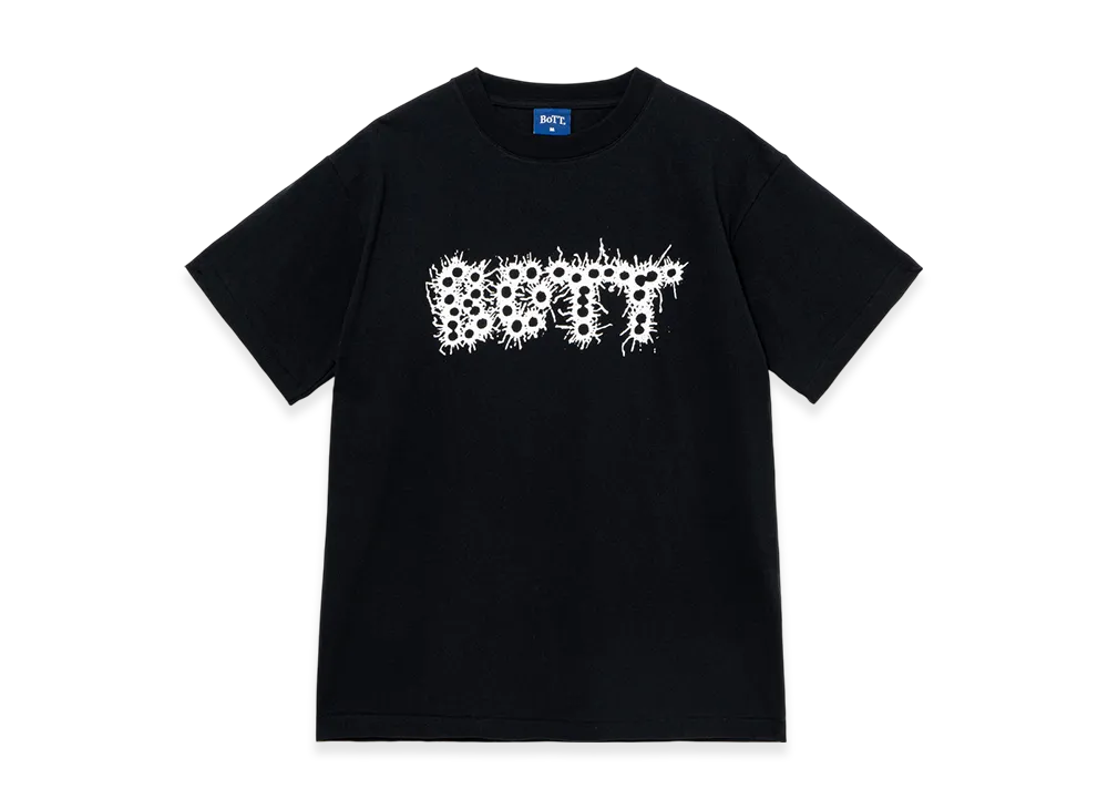 BOTT ブラウン Tシャツ 半袖 半袖 テック Tシャツ フラッグロゴ ウッドランドカモ ベージュ