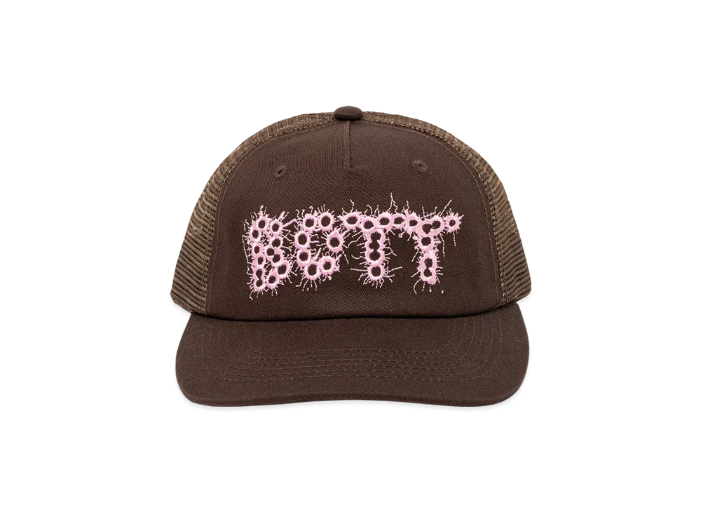BOTT BANG! Logo Mesh-Back 5-Panel Cap "Brown"