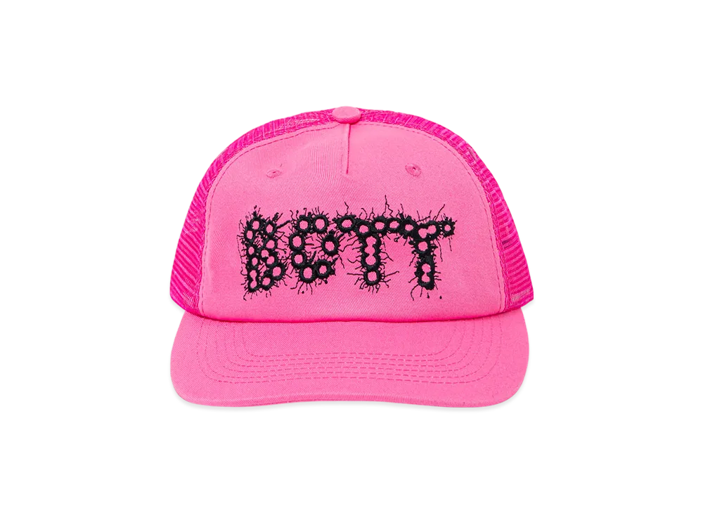 BOTT BANG! Logo Mesh-Back 5-Panel Cap "Pink"