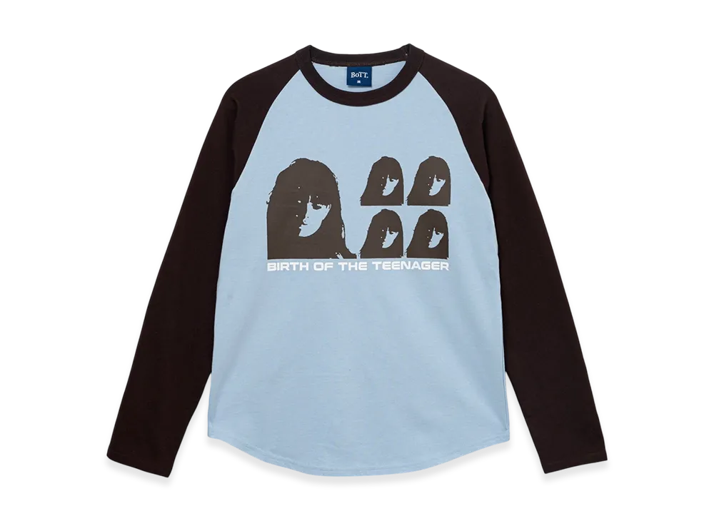 BoTT Disc Raglan L/S Tee "Light Blue"