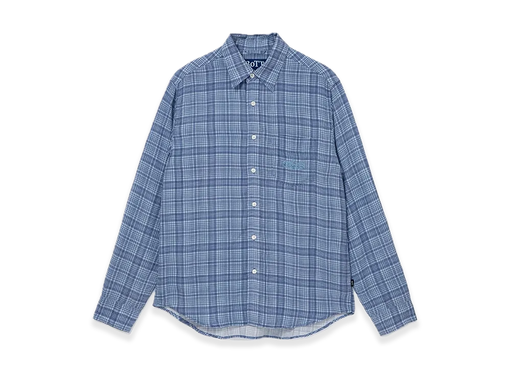BoTT Classic Printed Shirt "Light Blue"