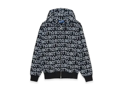 BoTT Bones Zip Hoodie "Black"