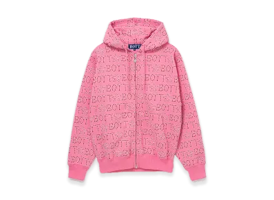 BoTT Bones Zip Hoodie "Pink"
