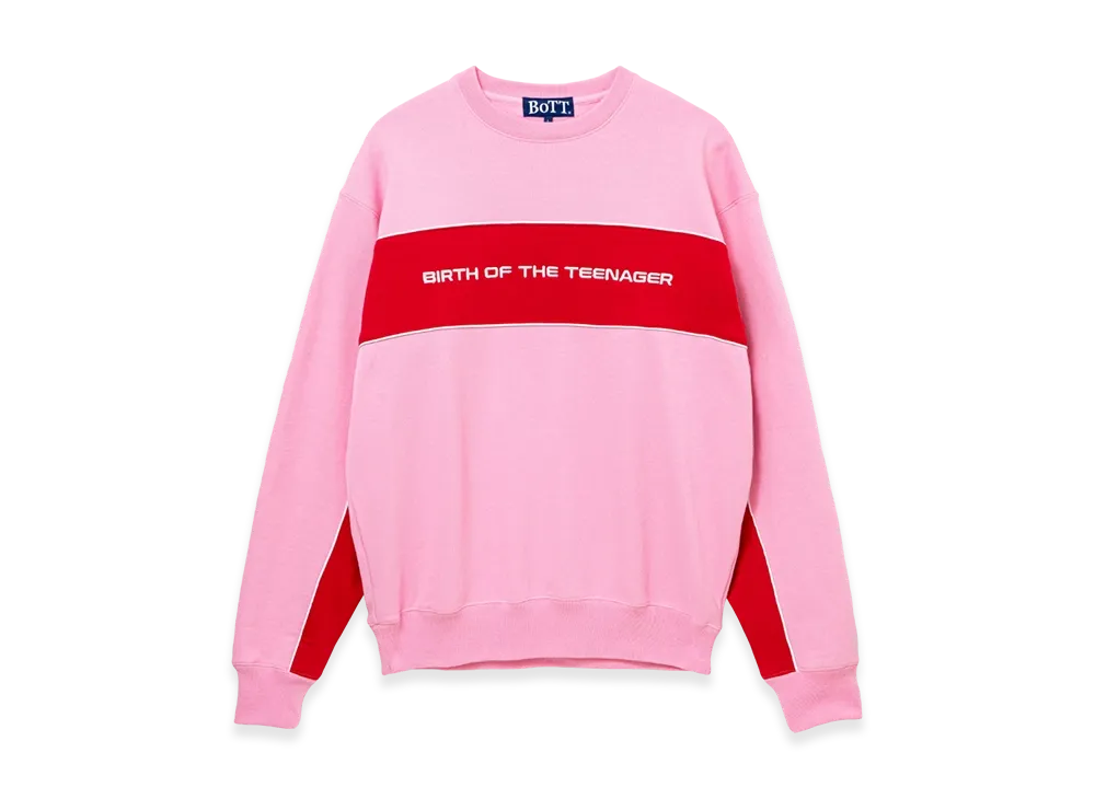 BoTT Paneled Crewneck "Pink"