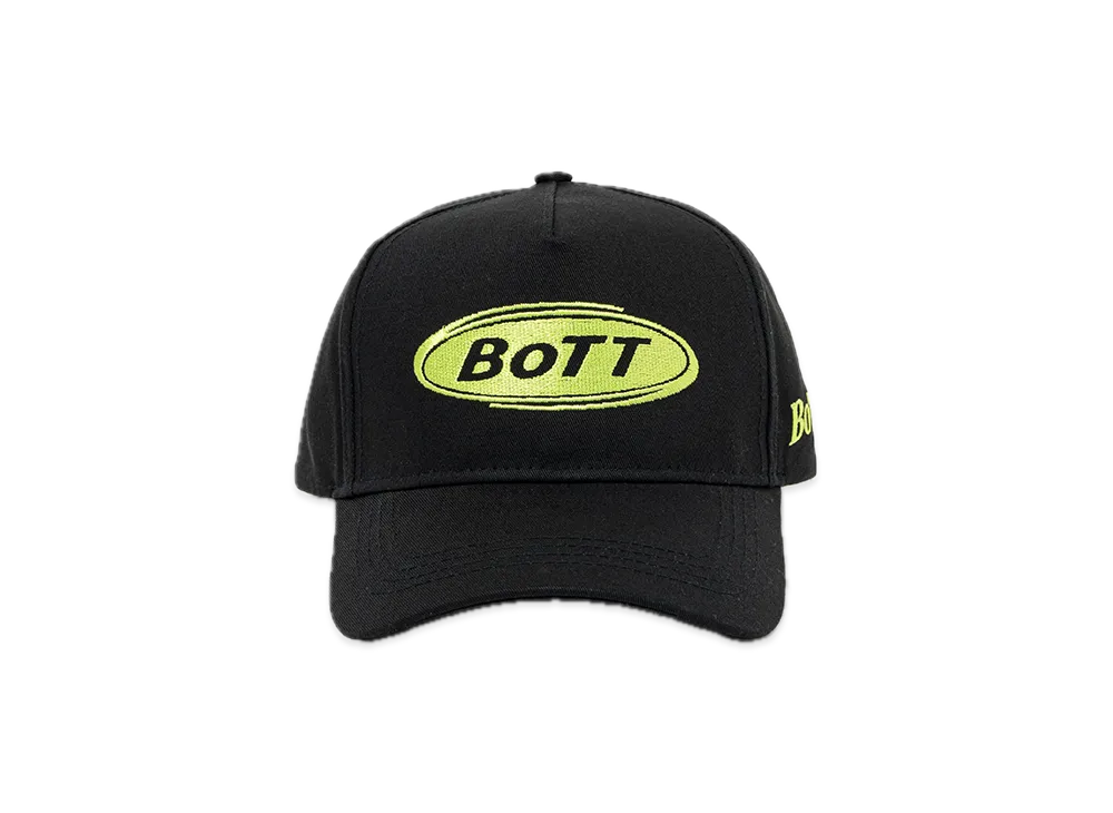 BoTT Lite Logo Structured 5-Panel Cap "Black"