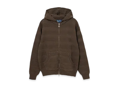 BoTT Knit Zip Hoodie "Brown"