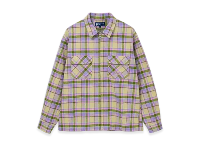 BoTT Zip-Up Flannel Shirt "Lavendar"