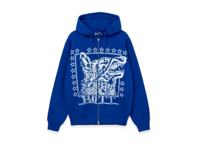 BoTT Wolf Zip Hoodie "Blue"