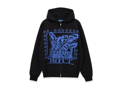 BoTT Wolf Zip Hoodie "Black"