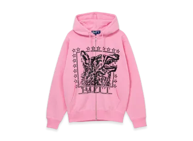 BoTT Wolf Zip Hoodie "Pink"