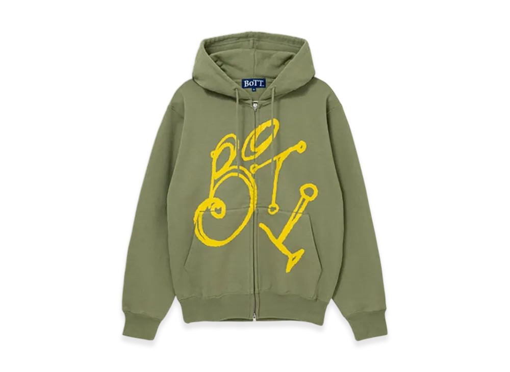 BoTT Coco Zip Hoodie "Olive"