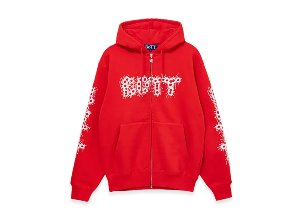 BoTT BANG! Logo Zip Hoodie "Red"