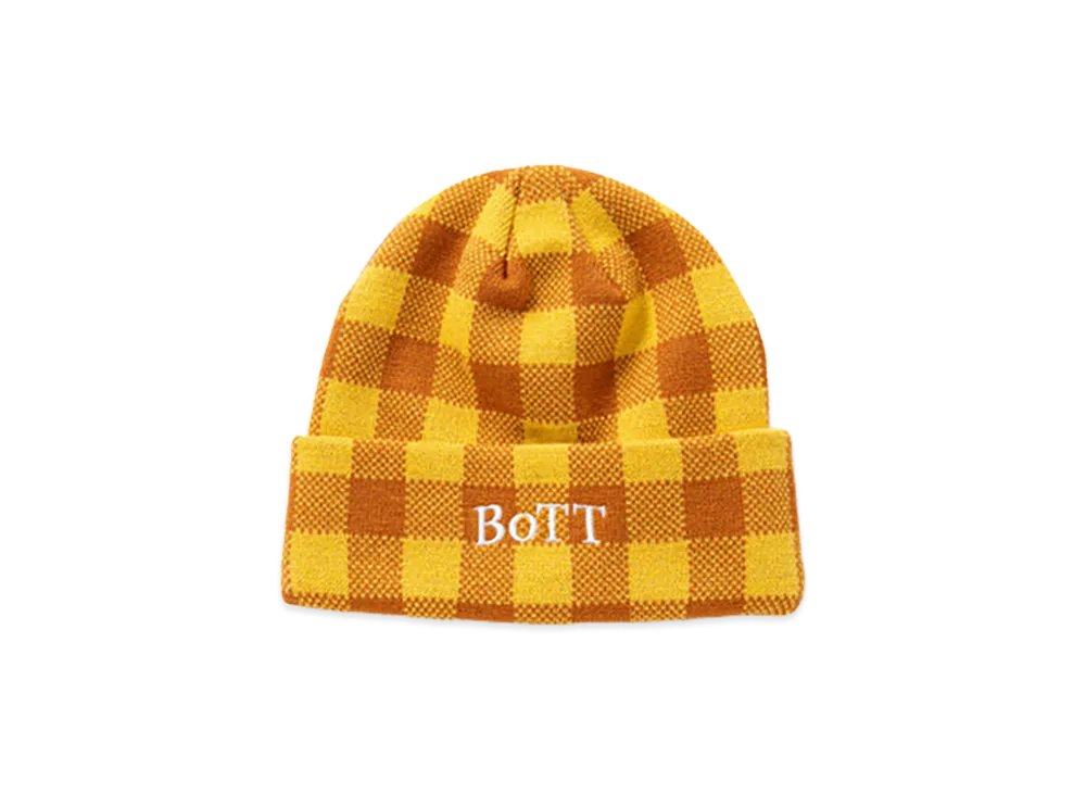 BoTT Gingham Check Beanie "Orange"