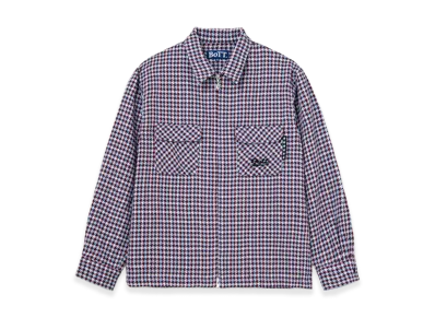 BoTT Zip-up Flannel Shirt "Slate Blue"
