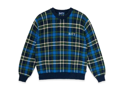 BoTT Checked Knit "Navy"