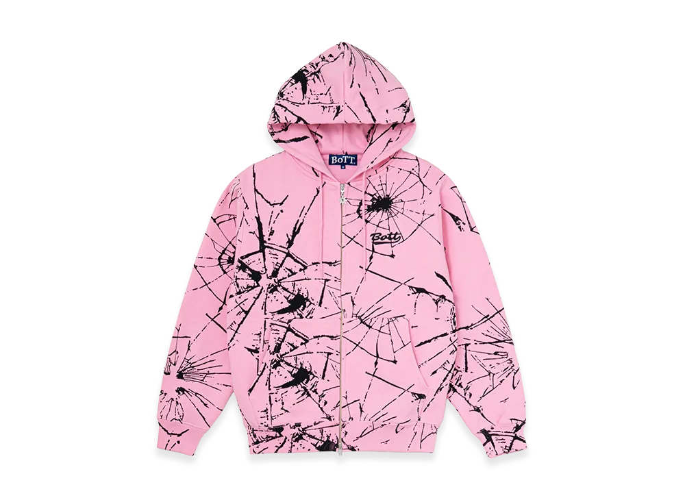 BoTT Shattered Zip Hoodie "Pink"