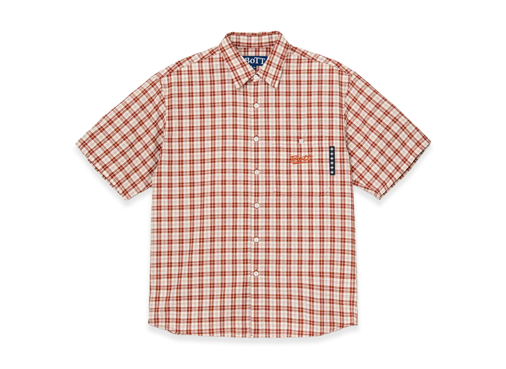 BoTT Plaid S/S Shirt "Red"