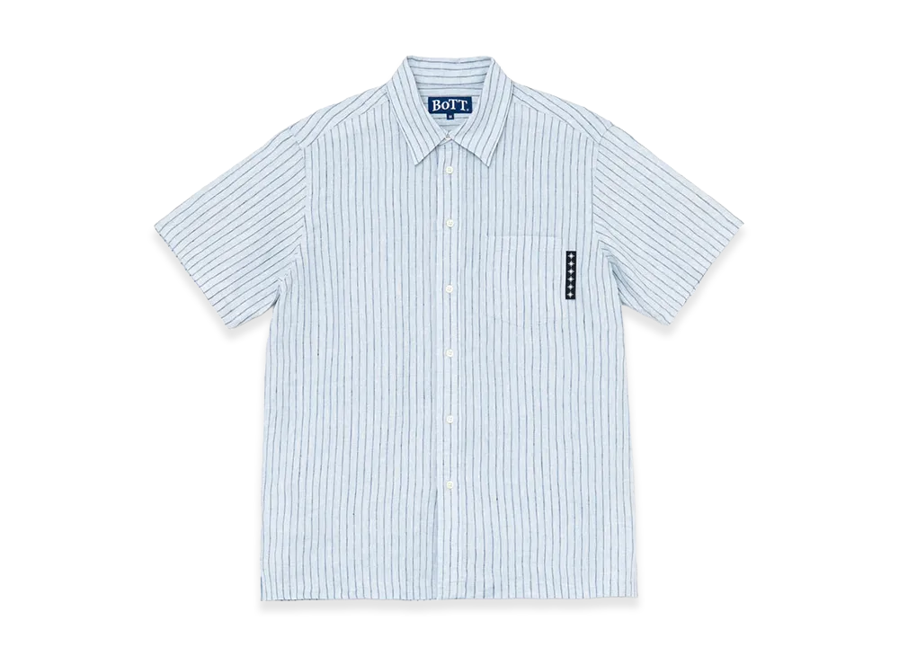 BoTT Striped S/S Shirt "Light Blue"