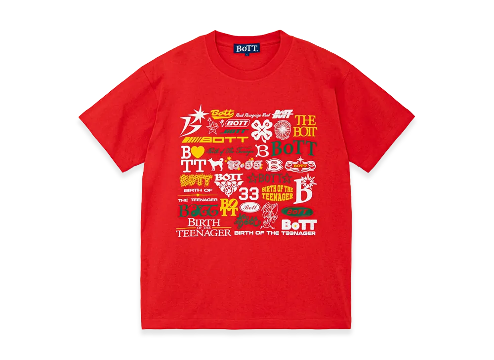 BoTT Logo Mash Tee "Red"