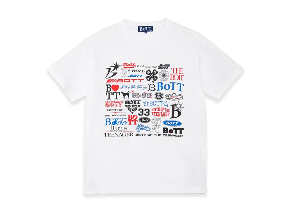 BoTT Logo Mash Tee "White"
