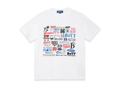 BoTT Logo Mash Tee "White"