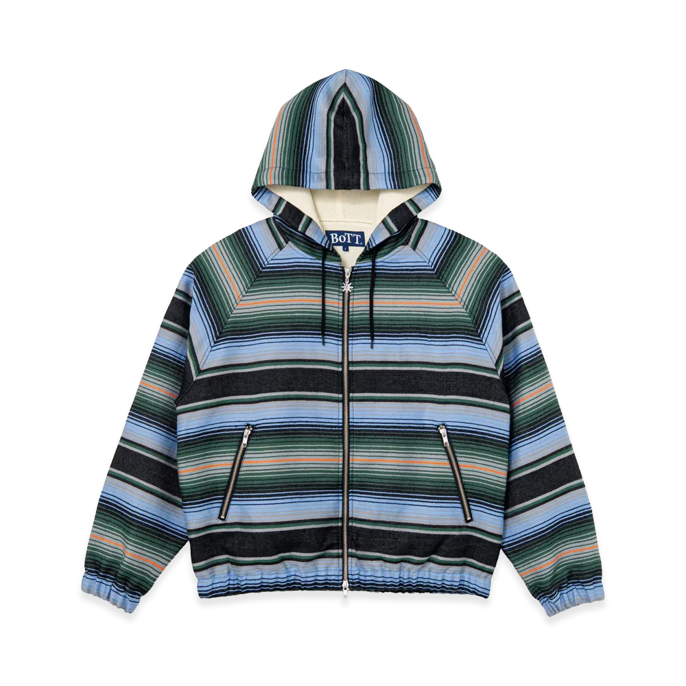BoTT Serape Raglan Zip Hoodie "Black"