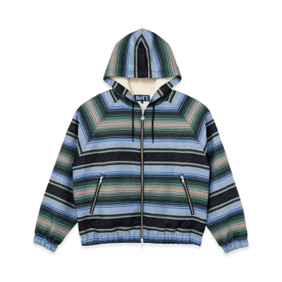 BoTT Serape Raglan Zip Hoodie "Black"