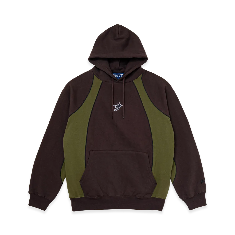 BoTT Raglan Paneled Hoodie "Brown"