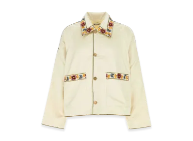 BODE Satin Candyfloss Jacket "Ivory"