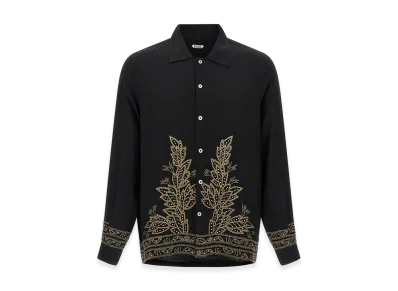 BODE 'Beaded Epoque' Shirt "Black"