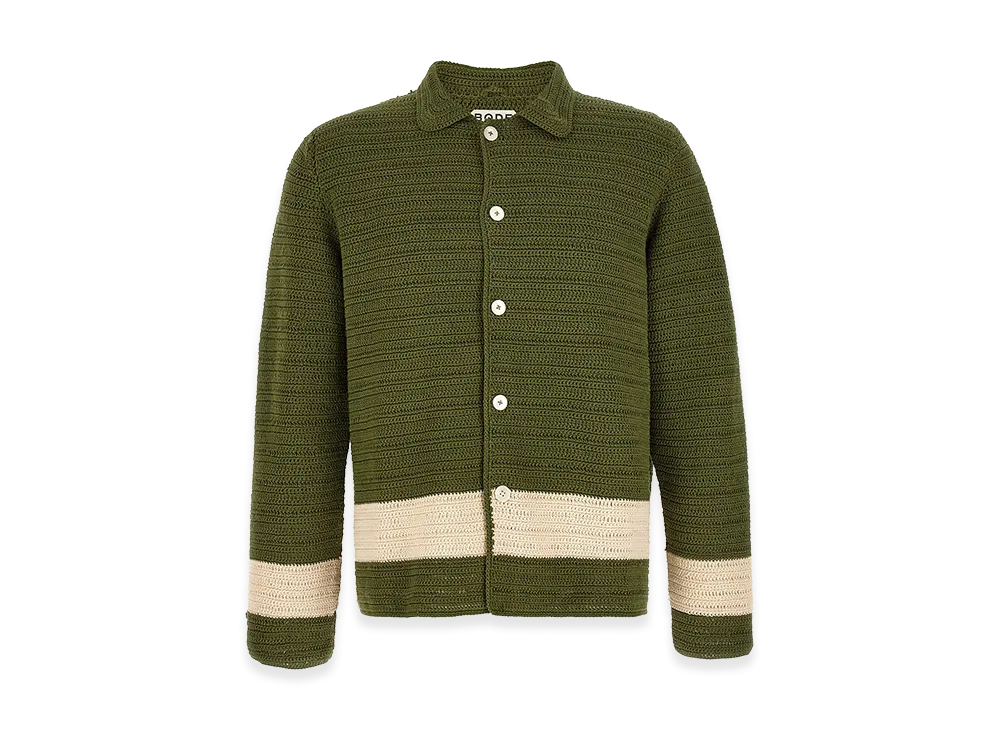 BODE 'Marsh' Shirt "Green"