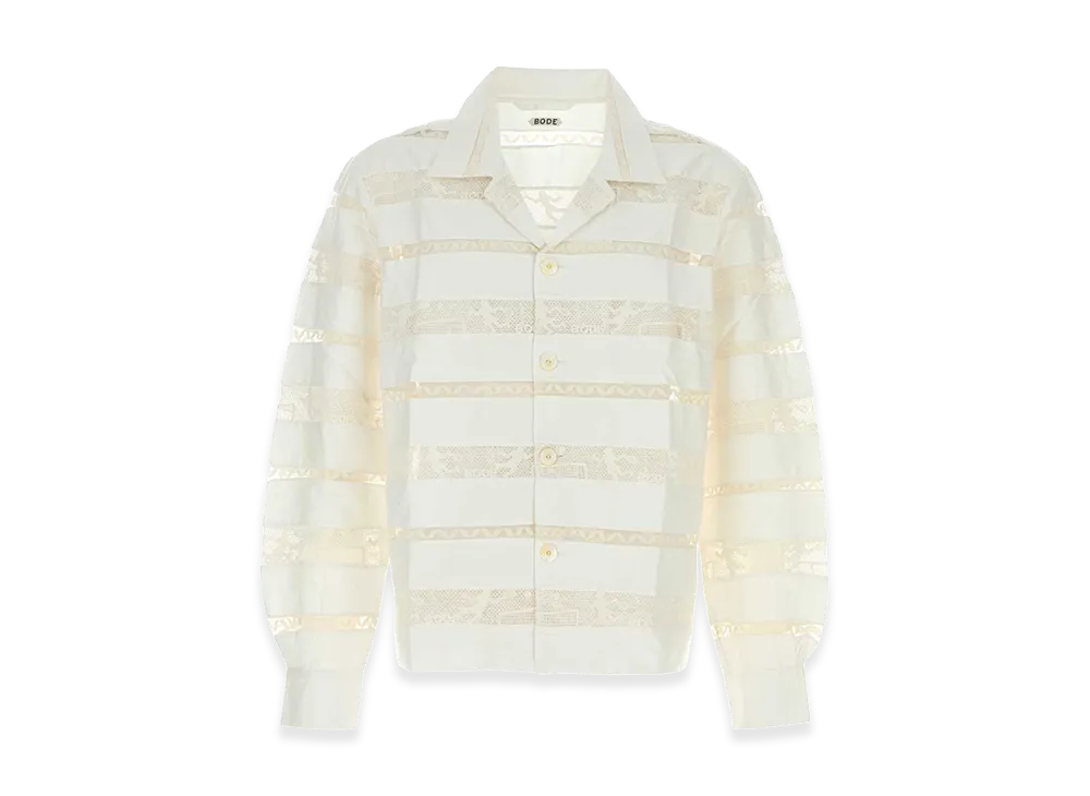 BODE Poplin Shirt "White"