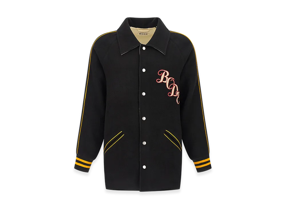 BODE 'Monogram Snap' Reversible Jacket "Black/Multi"