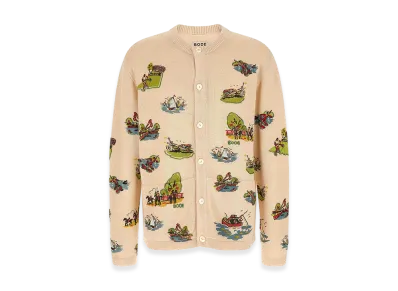 BODE 'Beaded Camp' Cardigan "Multi"