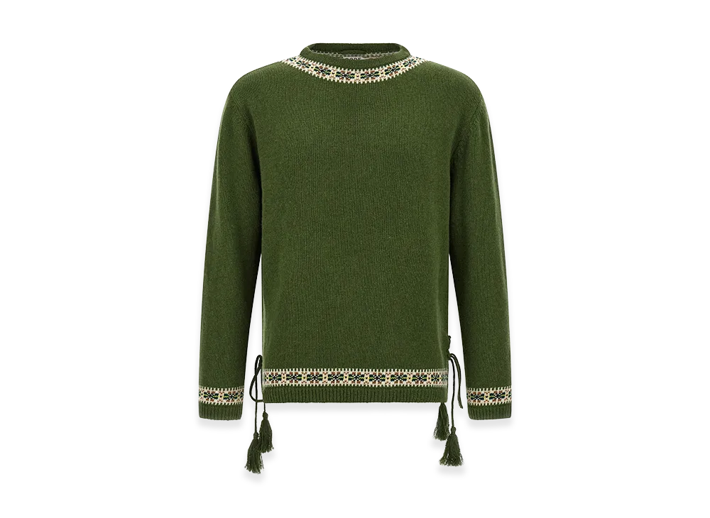 BODE 'Moritz' Sweater "Green"
