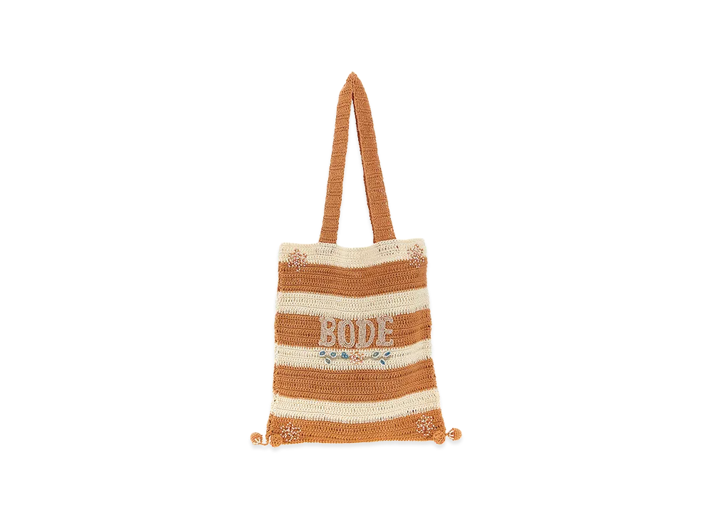 BODE 'Sherbet' Shopping Bag "Orange"