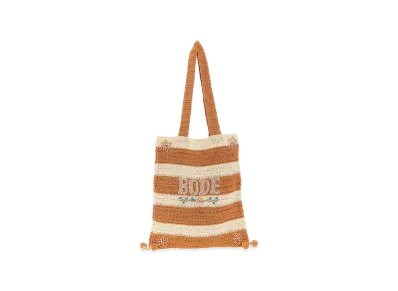 BODE 'Sherbet' Shopping Bag "Orange"