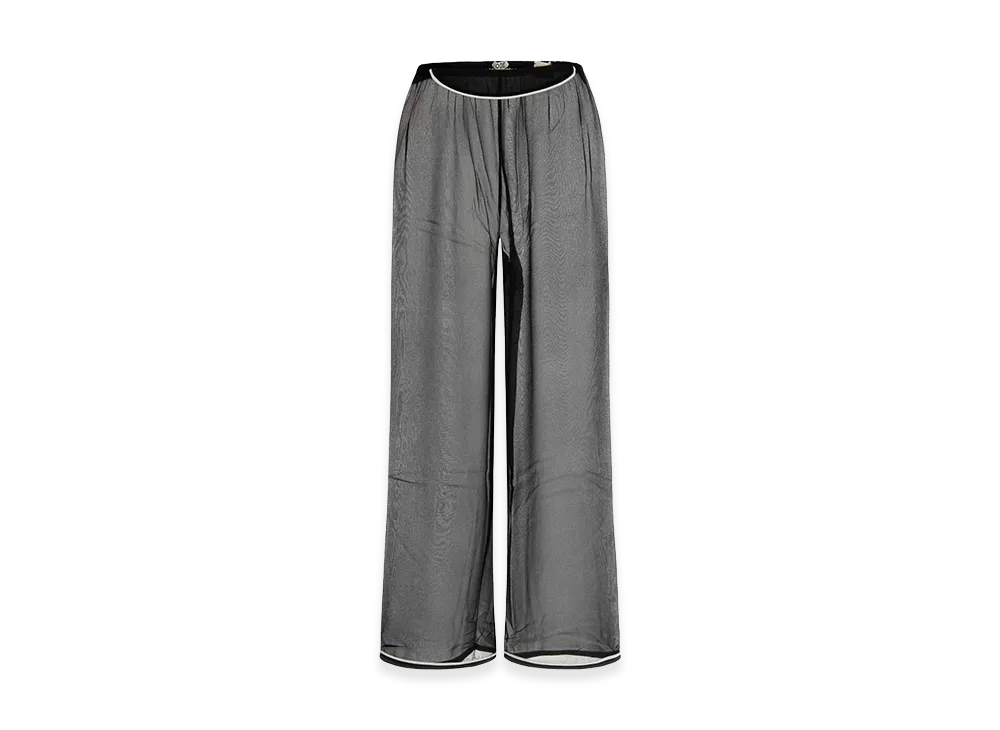 BODE Women's Silk Wide-Leg Pant "Black"