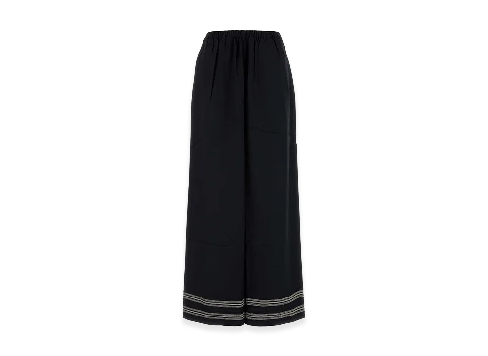 BODE Women's Viscose Mathilde Wide-Leg "Black"