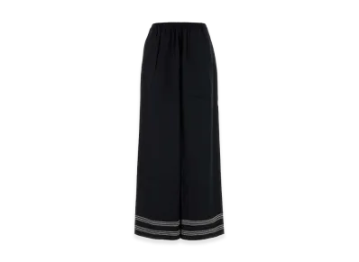 BODE Women's Viscose Mathilde Wide-Leg "Black"