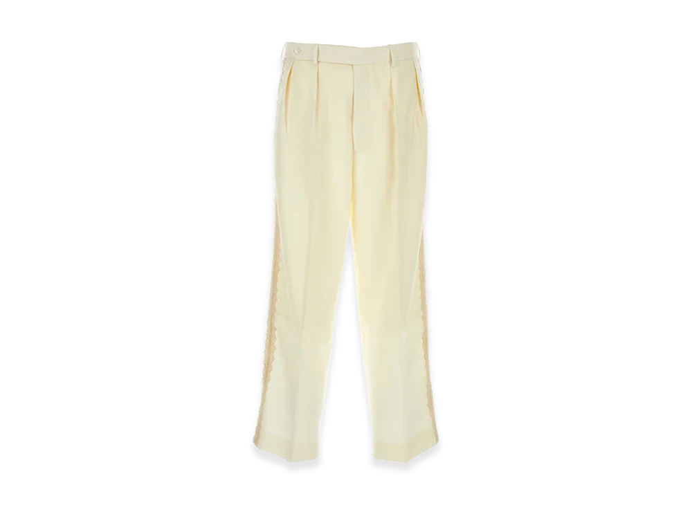 BODE Ivory Wool Pant "White"
