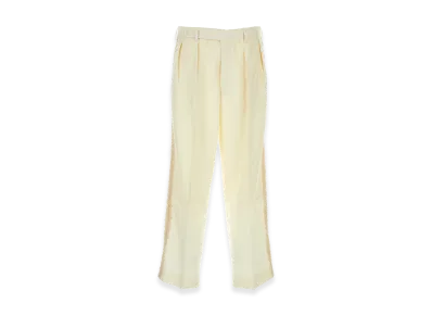 BODE Ivory Wool Pant "White"